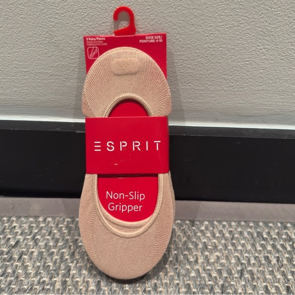 Esprit Accessories - Esprit Beige Non-Slip Gripper Socks Shoe Size 4-10
